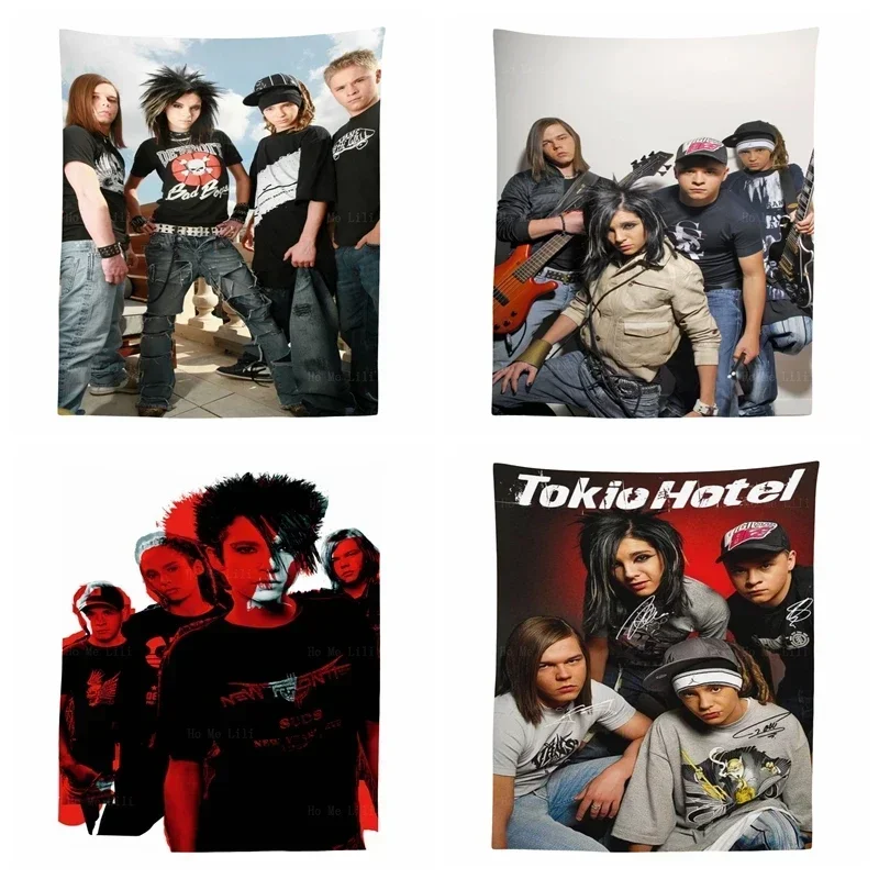 Tokio Hotel 90s Pop Idol немецкая группа музыкальная группа креативный постер настенный гобелен Tokio Hotel 90s Pop Idol немецкая группа музыкальная группа креативный постер настенный гобелен