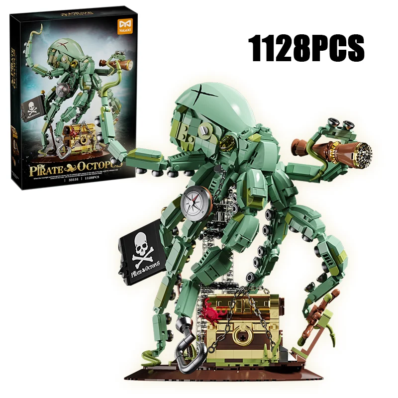 

Набор для сборки модели Капитана Осьминога из 1128 деталей: креативный конструктор, коллекционная модель, отличный подарок для друзей