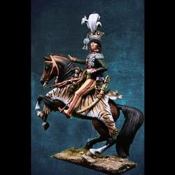 Unassambled 1/32 ancient soldier oachim Murat, 1812 figure Resin figure miniature model kits Unpainted
