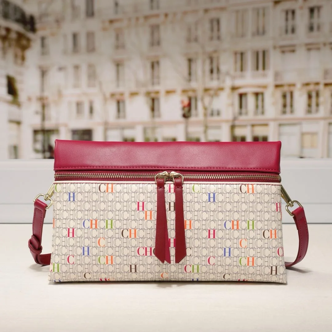 

Luxury Designer Paris Fashion Crossbody Bag With Letter Logo Minimalist Vintage Solid Color Women HandbagCHCH