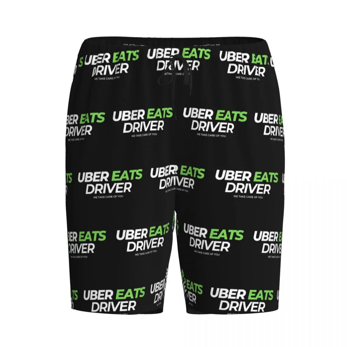 Custom Uber Eats Driver Logo Food Delivery Driver Shorts Sleeping Pants Men Pajama Pants Lounge Sleep Sleepwear Bottoms