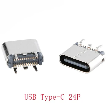 2-5 adet Vertical dikey tam etiket kadın 90 derece düz soketli konnektör mikro USB tip C Jack tak soketli konnektör