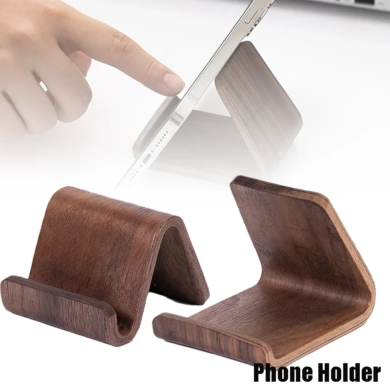 

Универсальный деревянный держатель для телефона, стойка для визитных карточек на стойке регистрации, креативное украшение для домашнего офиса, рабочего стола