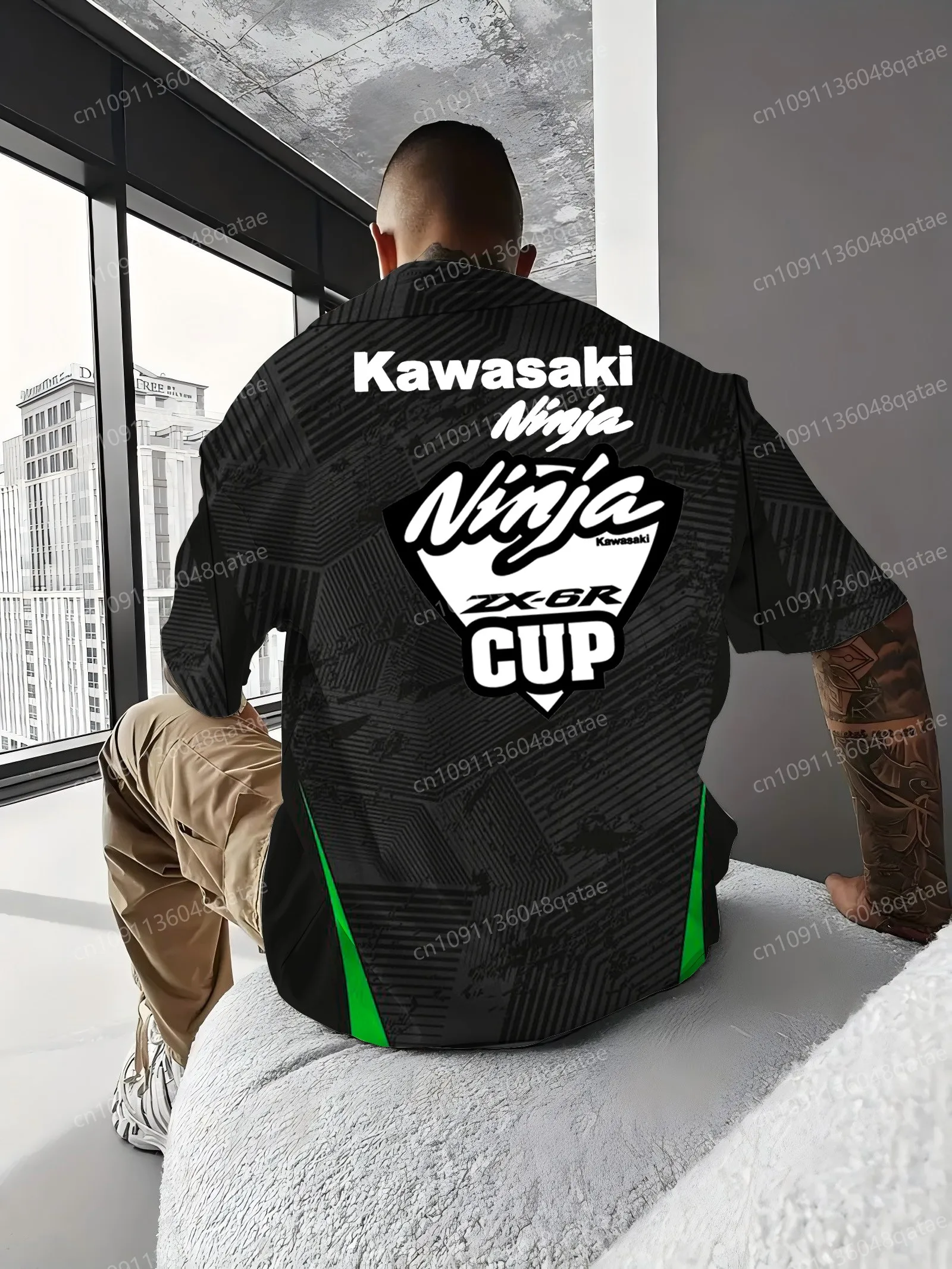 

Kawasaki модная мужская футболка 2024, мужская мотоциклетная футболка большого размера, мужская одежда, топ, уличная одежда, рубашки высокого качества