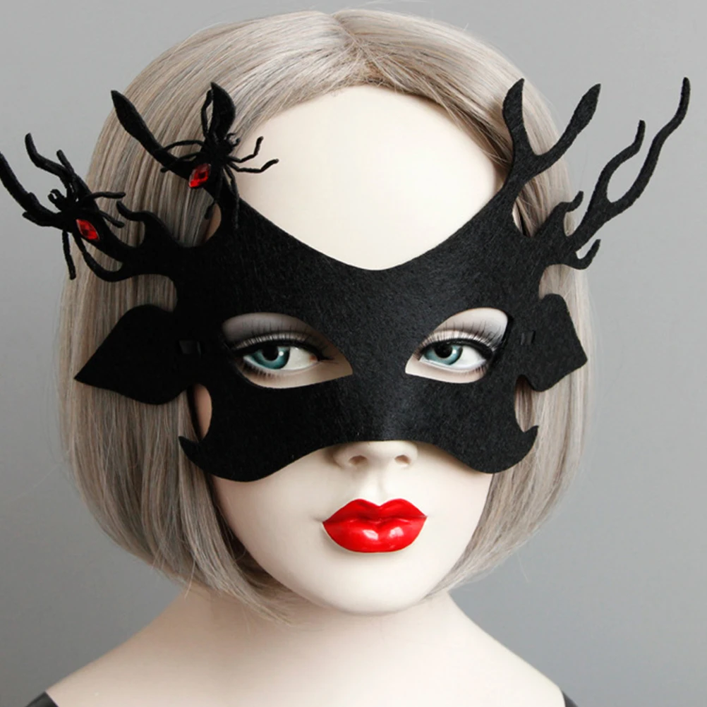 

Half Face Mask Halloween Party Half-face Masquerade The Cosplay Carnival Costume