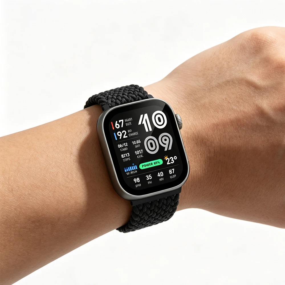 Für Amazfit Bip Max Bip6 5 UNITY Bip3 U S Pro 20mm 22mm Nylon-Fallschirm-Uhrenarmband für Amazfit Balance 2/Cheetah 2 Sportarmband – Detail 33