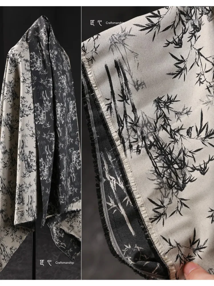 

Jacquard Fabric Chinese Style Horse Face Skirt Jacket Clothing Designer Fabrics Wholesale Cloth Apparel Sewing By Meters Diy