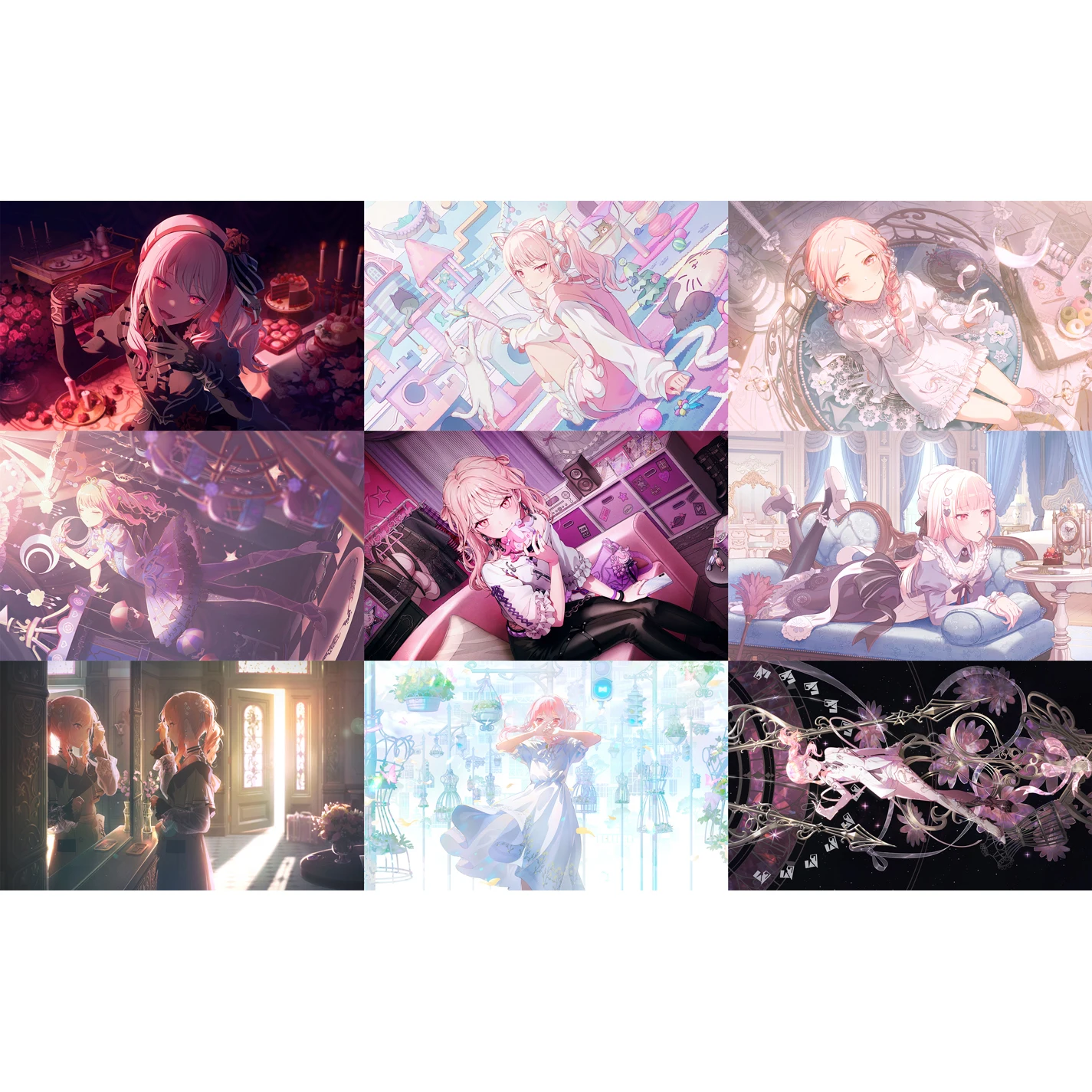 Project Sekai Anime Tsukasa Rui Emu Nene Mizuki Kanade Mafuyu Ena Akito Toya Airi Minori Saki PJSK Vol.3 Card Sticker Set