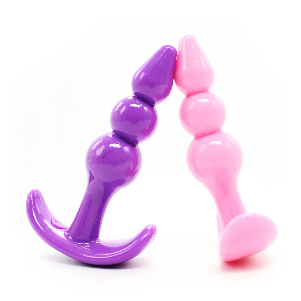 

BESTCO 18+ Mini Silicone Anal Plug Beads G Spot Butt Stimulate Massage Dildo Adult Sex Toys SM Product Masturbation for Beginner