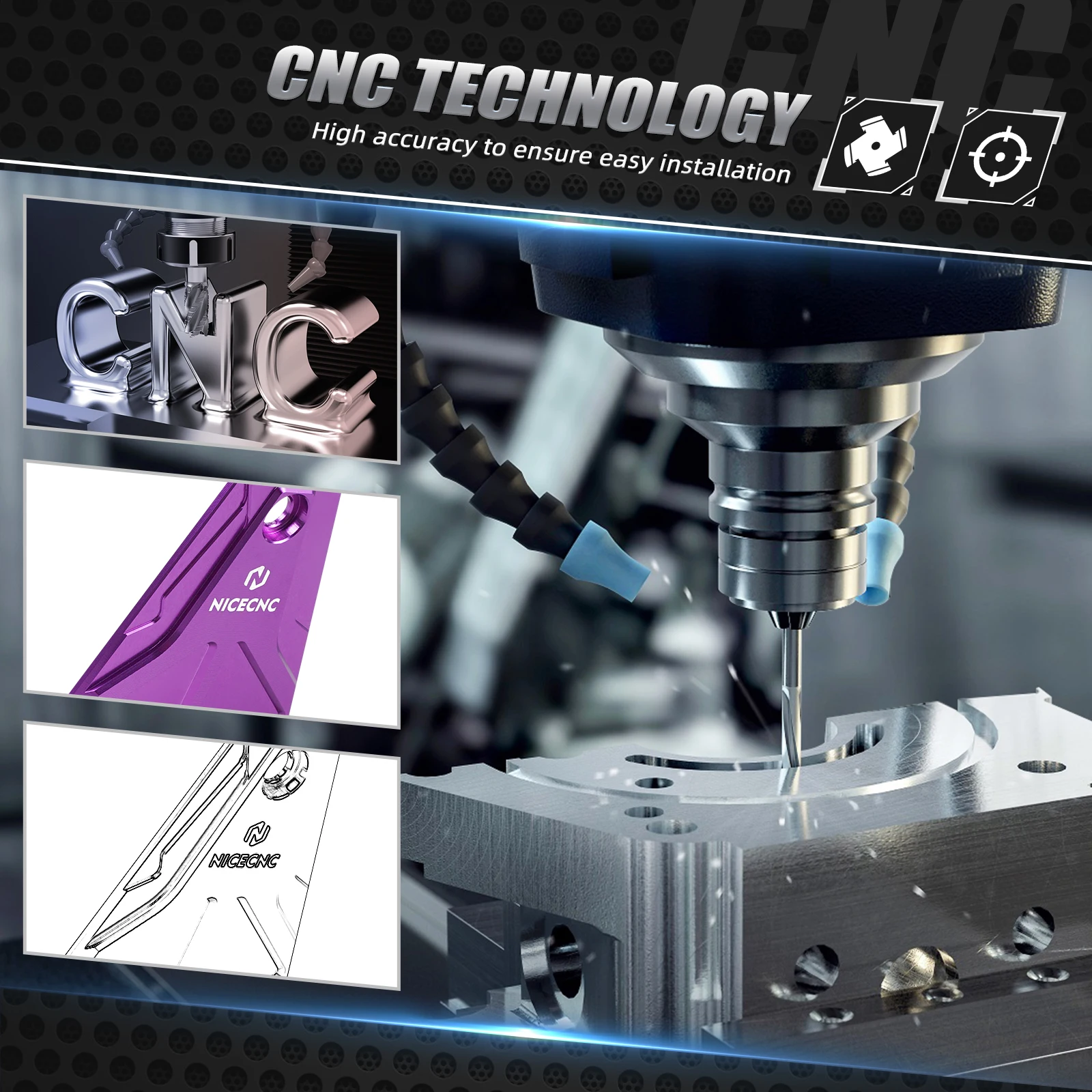 Motocross For Surron light bee X / S / L1E Segway X160 Segway X260 Sur-ron light bee X light bee S Aluminum Horn Cover Gap Cover