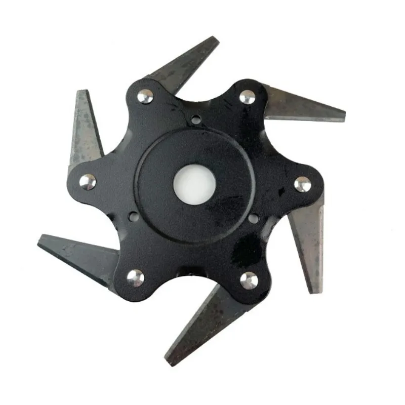 6-Blade Alloy Dragon Claw Disc Mower Grass Cutting Head Replacement
