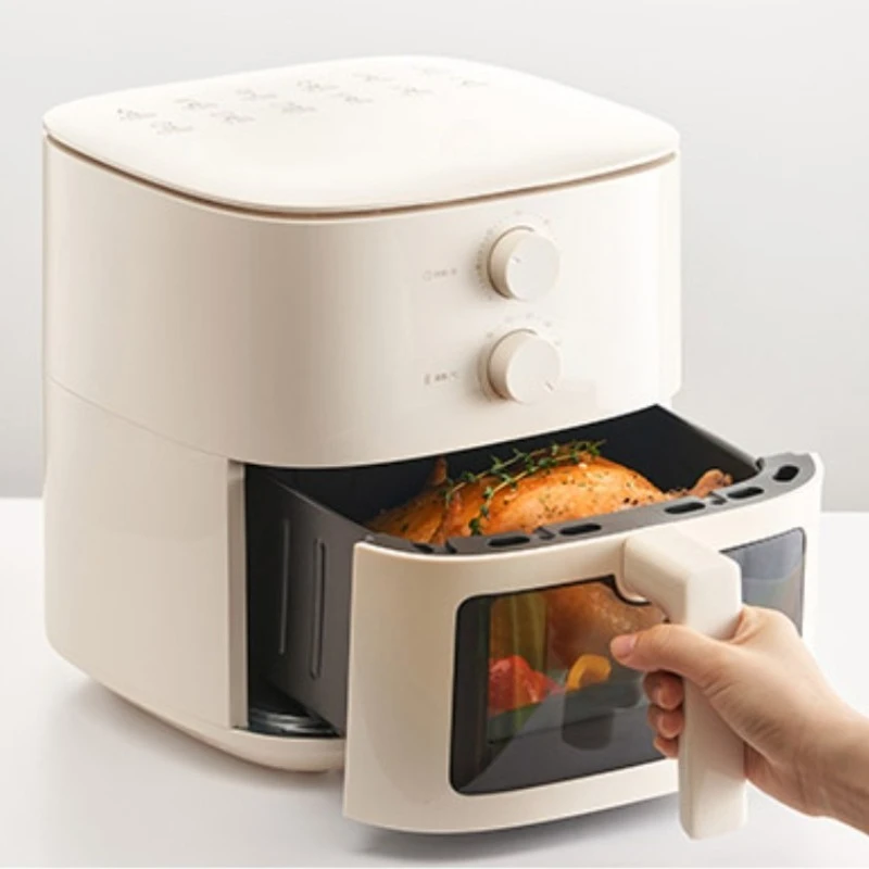 5L Visual Air Fryer, Household Multifunctional Oven, Non-turn Cooking, Large Metal Inner Cavity, Ideal Kitchen Gift