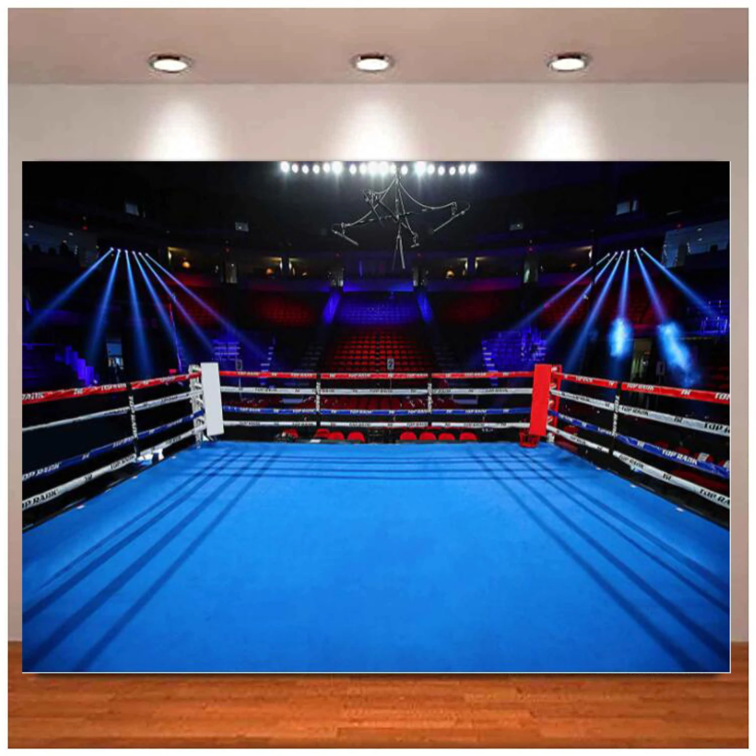 Photography Backdrop For Boys Birthday Party Boxing Ring Background Dorm Decorations Backdrop For Men Portrait Photo Booth Props