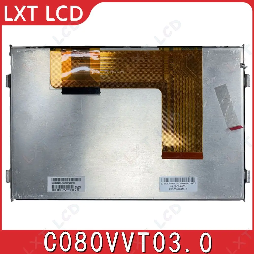 

Панель ЖК-дисплея для AUO C080VVT03.0 C080VVT03, оригинальный 8-дюймовый ЖК-дисплей для автомобиля VW Golf, Gps-навигации C080VVT03.0