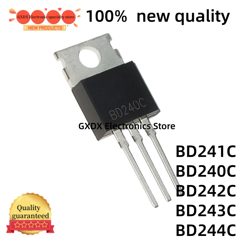10-20pcs 100% new quality BD241C TO-220 BD241 TO220 241C BD240C BD240 BD242C BD242 BD243C BD243 BD244C BD244
