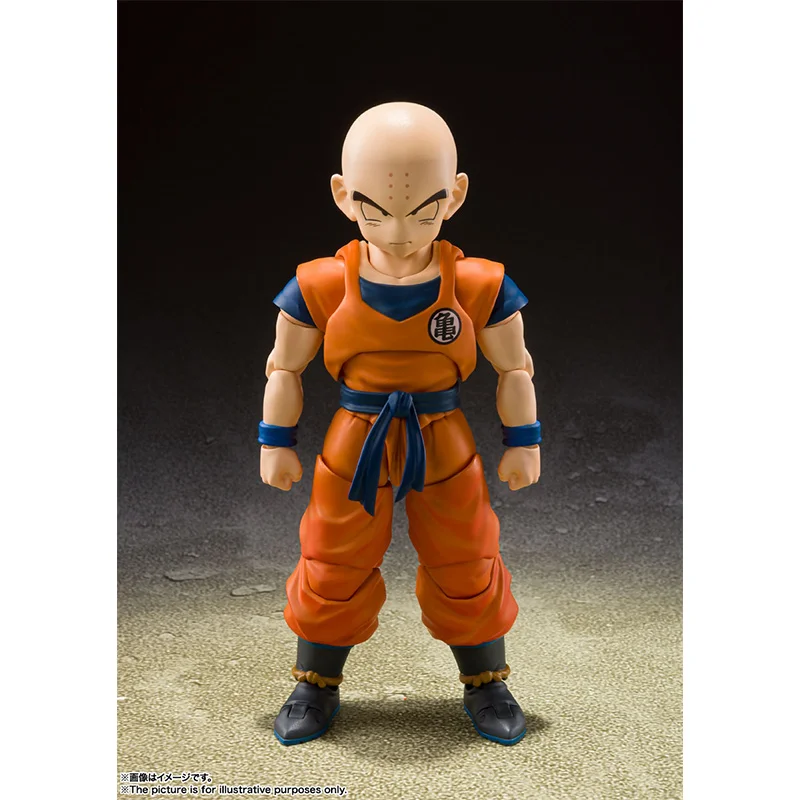 Bandai Namco S.H.Figuarts SHF Krillin Dragon Ball Z 16Cm Original Action Figure Model Children's Toy Birthday Gift Collection