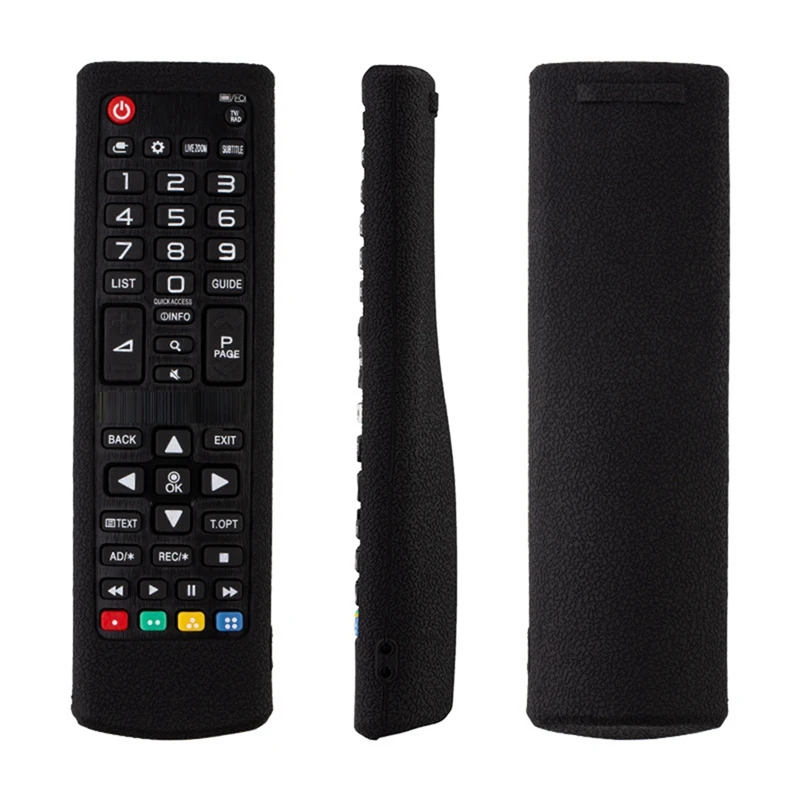 Protective Silicone Sheath 5-Pack For LG AKB-Series TV Remotes, Including AKB73715601, AKB75095308, AKB75375604 Covers