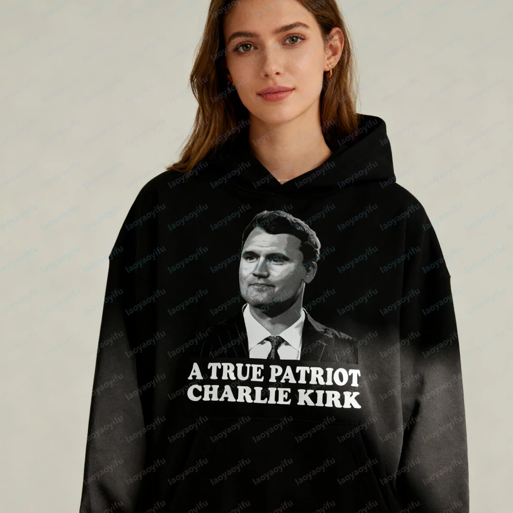 

Charlie Kirk A True Patriot Sweatshirt Saying RIP Memorial Charlie Clothing Always Remember Charlie Hoodies Men Women Tops