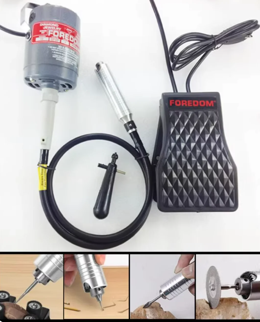 

110V 220V Flex Shaft Motor for Dremel CC30 Polishing Craft Jewelry Tools Hand Tool Kit for Jewelers Flexible Shaft Machine