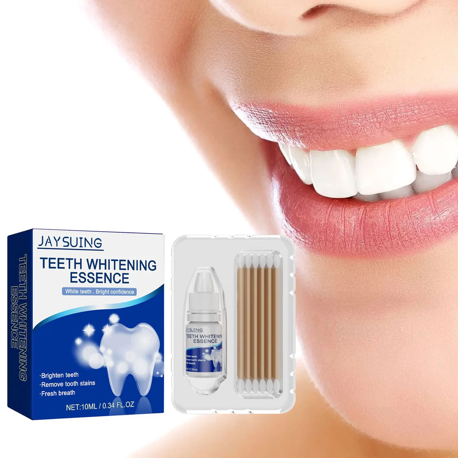 

Tooth Whitening Serum Remove Plaque Stains Reduce Yellowing Oral Hygiene Cleaning Dental Bleaching Fresh Breath Gum Repair Serum