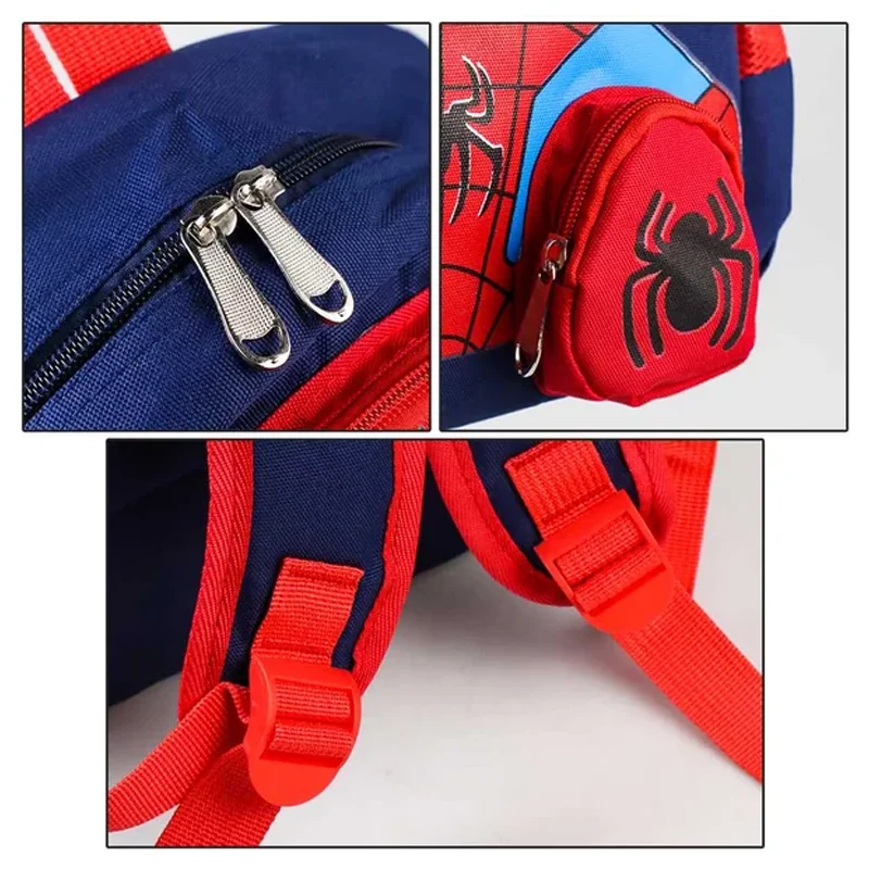 ia de la historieta 3d grande capacidad de los estudiantes de la mochila de viaje de los niños de los super heróis de las mochilas de Spiderman de los juguetes calientes