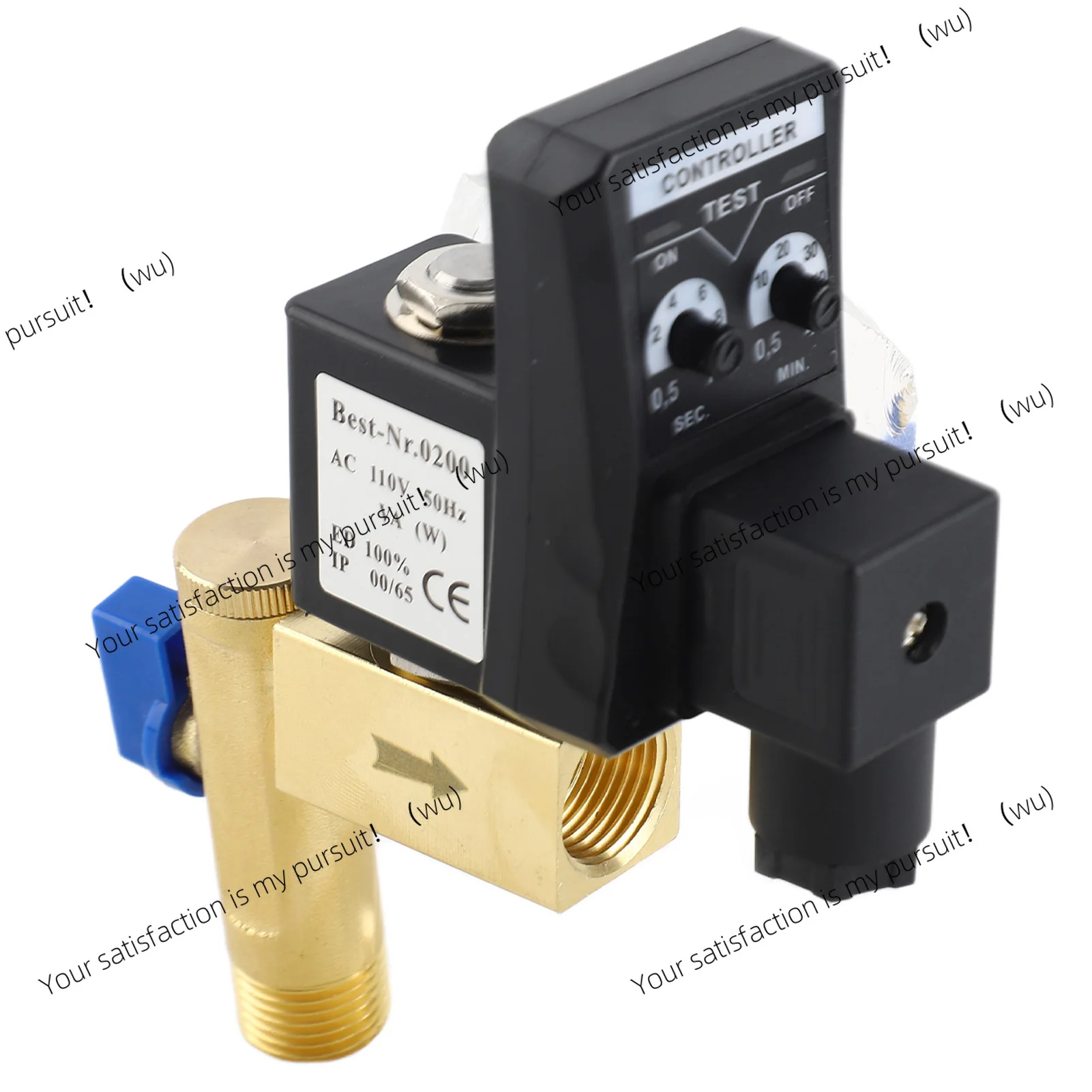 G1/2 DN15 Automatic Electronic Timed Drain Valve for Air Compressor Condensate Management