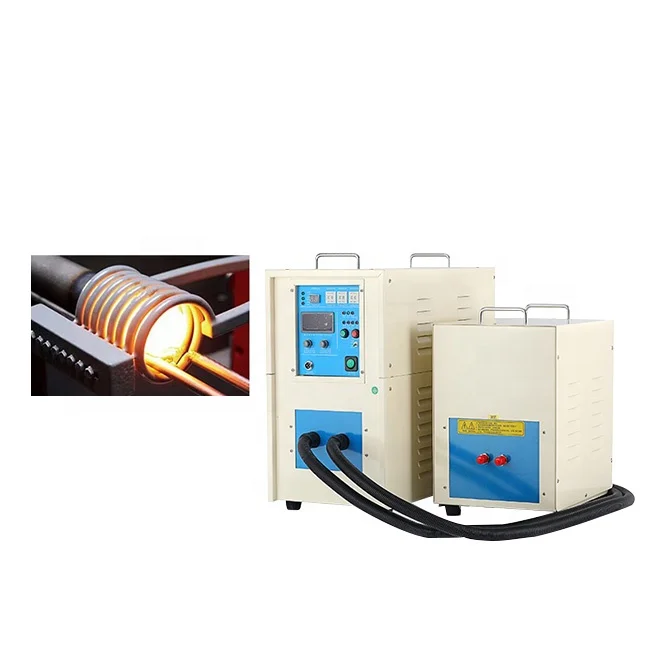 25KW Automatic Multifunctional Induction Heating Equipment New Metal Gearbox PLC Pipe Heating Forging Melting Bearing Gear