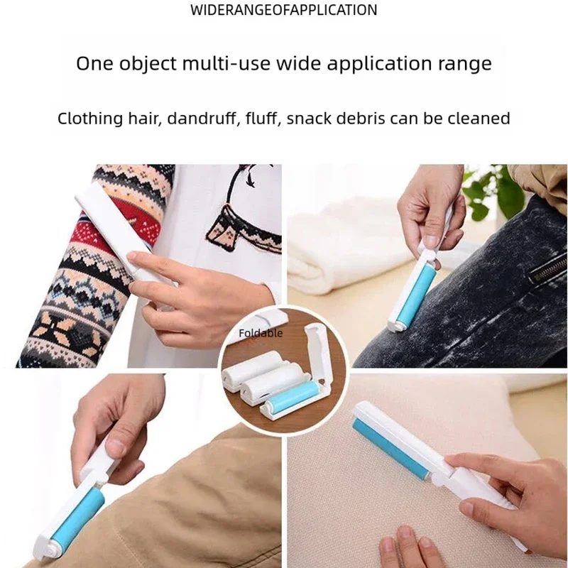 Reusable Lint Remover For Clothes Pellet Remover Cat Hair Remover Washable Clothes Sticky Roller Sofa Pet Hair Sticky Roller