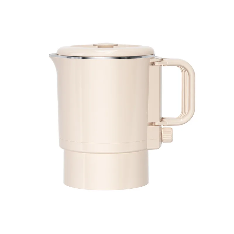 Electric Kettle 1PC Outdoor Mini 800ML Double Layer 304 Stainless Steel Foldable Home Portable Water Kettle