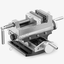 Multifunctional vice double fine adjustment vice precision industrial grade heavy-duty workbench flat-mouth vice fixed table