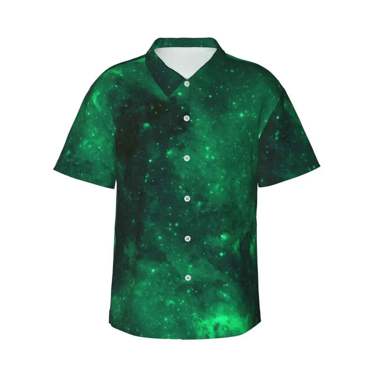 Galaxy Casual Shirt The Outer Space Retro Hawaiian Shirts Male Short Sleeves Vacation Y2K Funny Graphic Oversized Blouses