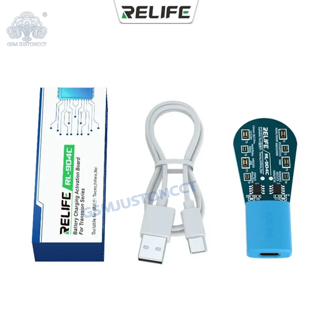 RELIFE RL-904C Battery Charging Easy Activation Board for TECNO Itel Infinix Mobile Phones Series Type-C Ready to Use tool sets