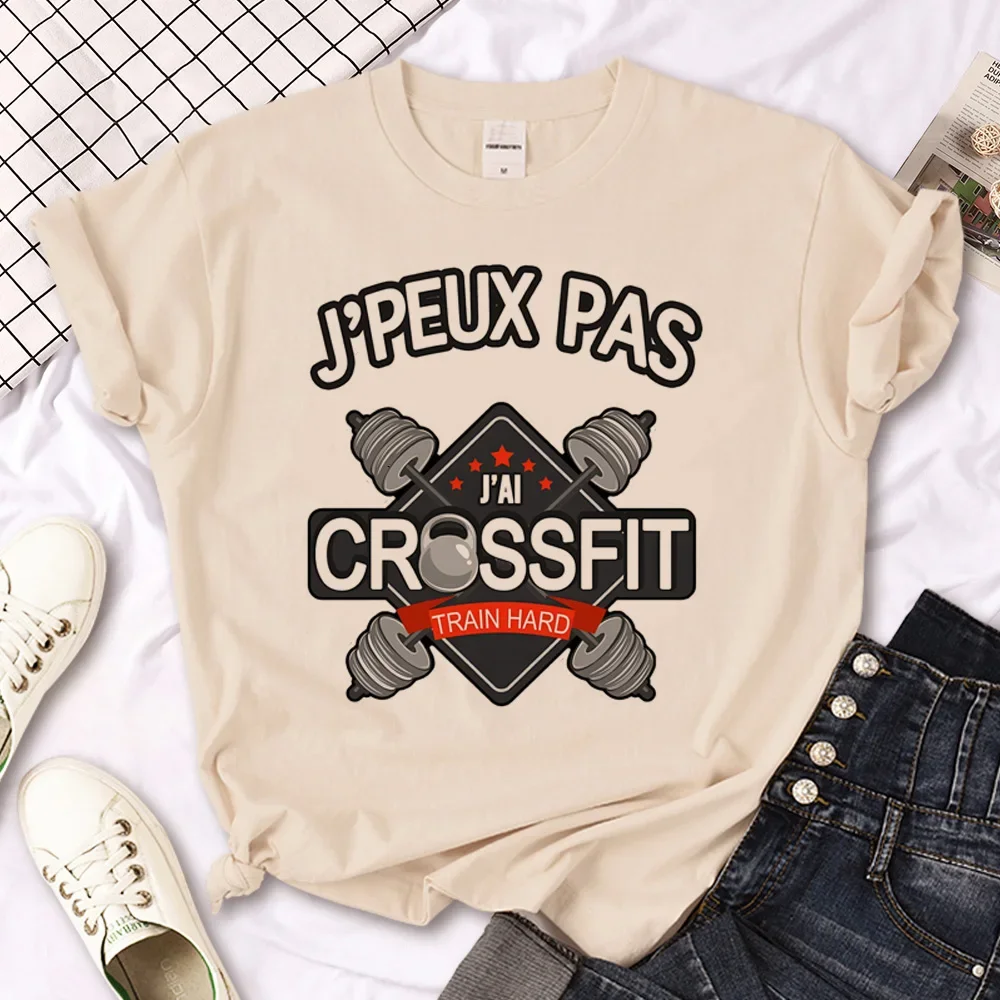 Crossfit Tshirt Women Anime Japanese Manga T Shirt Female Streetwear Clothes  Short Sleeve Casual Tops Activewear t shirts