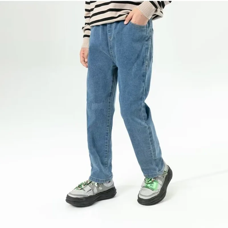 

Children's Pants For Boy Child Trousers New Jeans Casual Clothes Kids Boys Boy's Clothing Infant 10 12 Years Autumn New Jeans