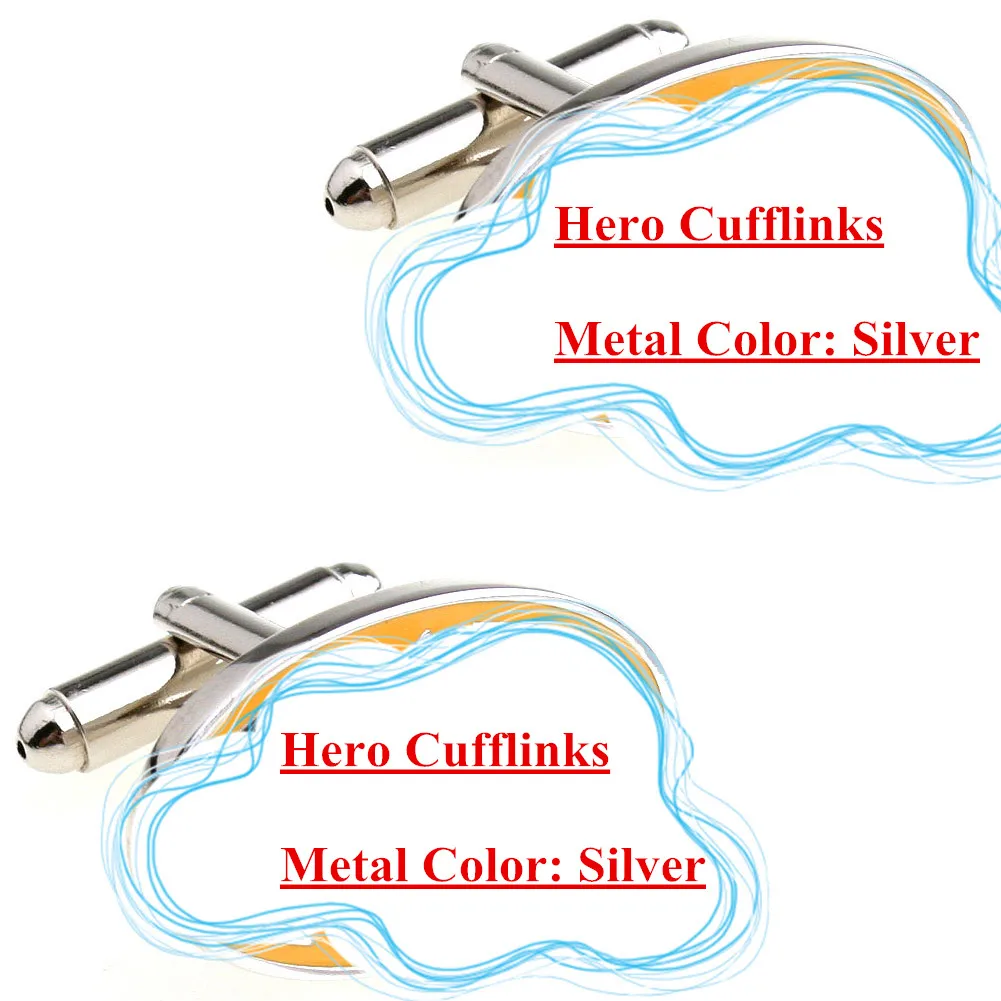 Muchos Estilos, Mancuernillas TZG Factory Hero para Hombre, 1 Par, Deje un Mensaje para Especificar Cuáles Estilos Comprar