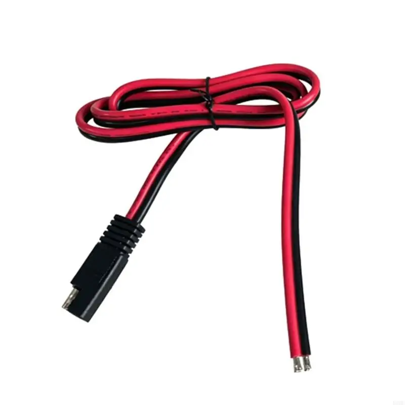 12AWG 2 Pin Battery Wire PVC Insulated Cable with Bare-Wire End for Vehicle Charging and Panel Wiring Daily Use 896C