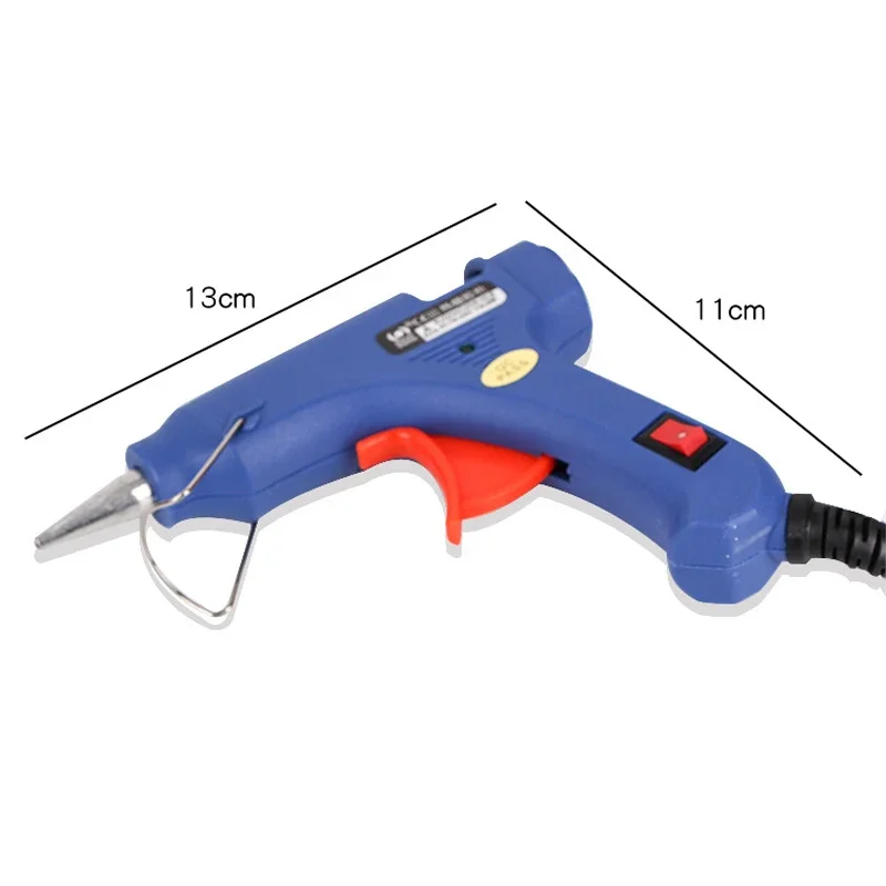 Pistolet à colle thermofusible électrique 20W, colle thermofusible haute température pour voitures, outils électriques, pièces de voiture universelles isolées Anti-brûlure