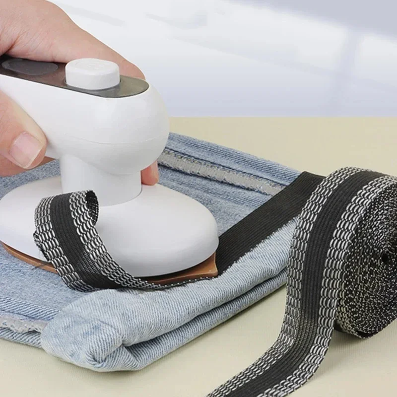 1-5M Self-Adhesive Pant Paste Tape Trousers Pants Edge Shorten Paste Patch Clothing Iron-on Hem Fabric Tape DIY Sewing Supplies