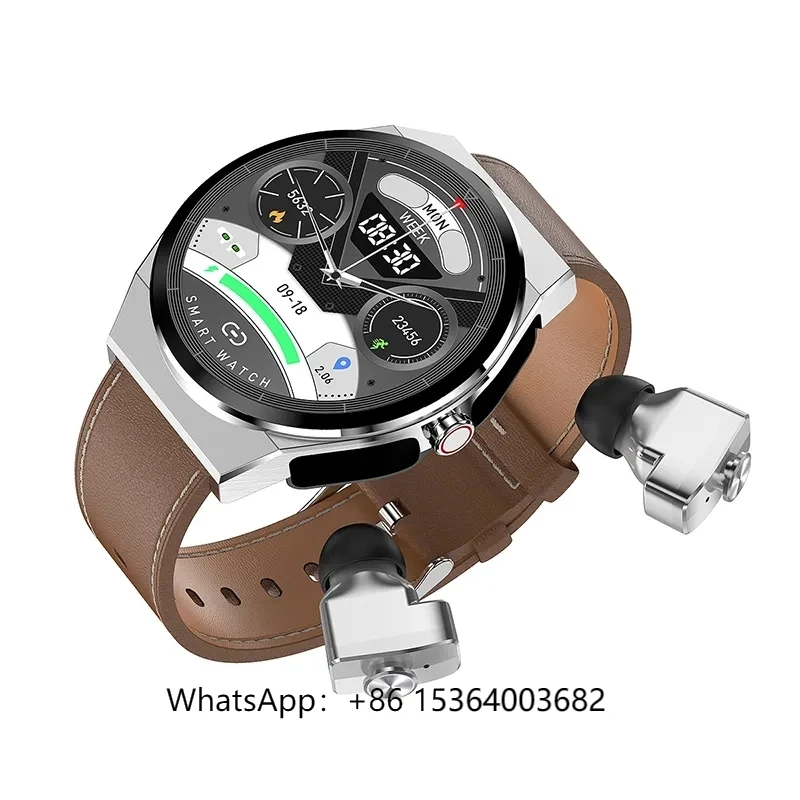 

TJXL-2023 High Quality JM08 2 in 1 Smartwatch With Wireless Earphone TWS BT Call Smart Watch With Earbuds
