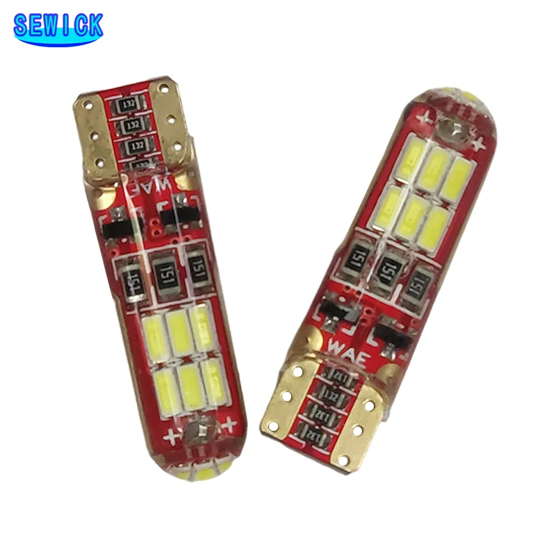 

200pcs T10 15SMD Auto Lamp Car Clearance Light Reading Dome Interior Lights 12V White