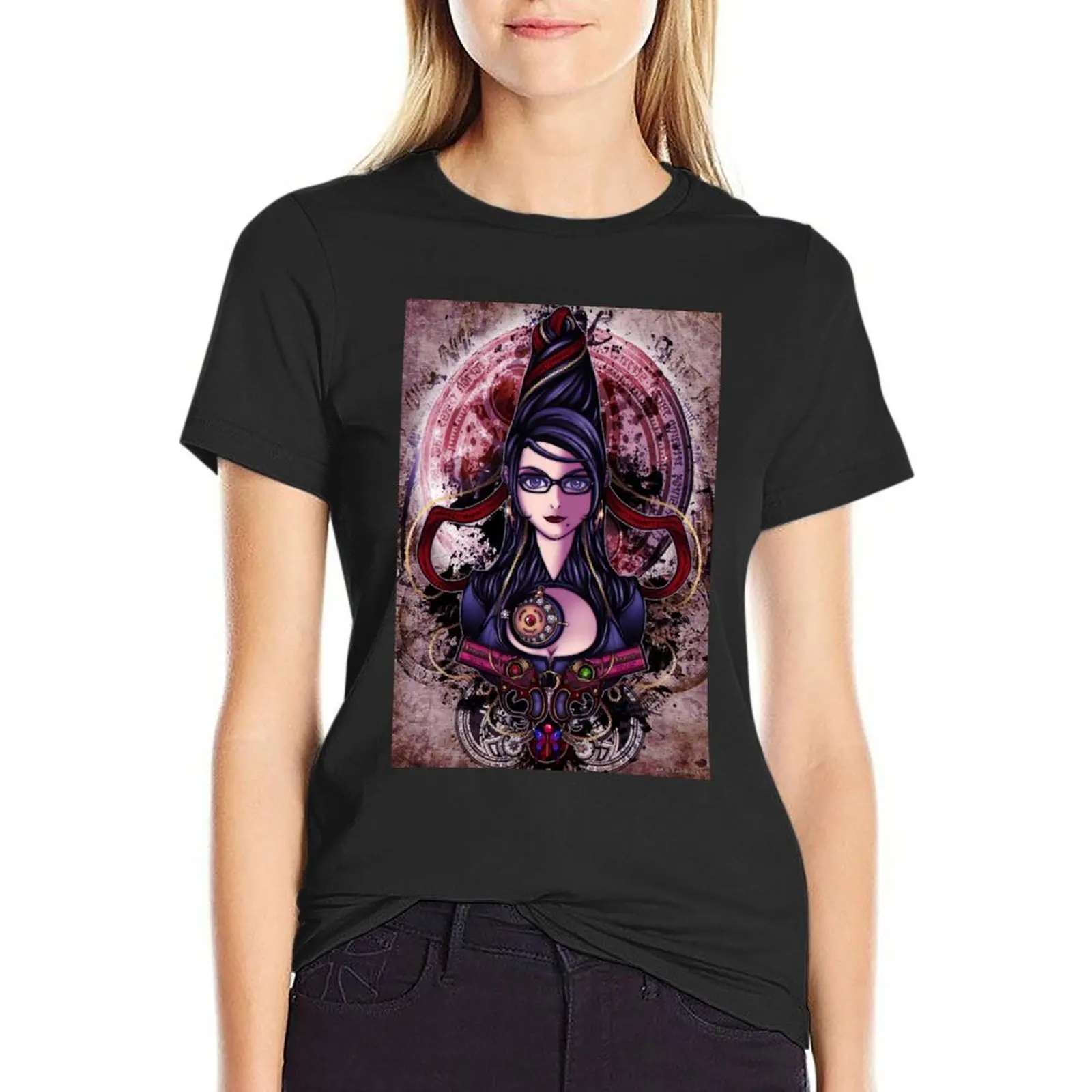 Bayonetta Classic (8) T-Shirt female plus size tops Women t-shirts