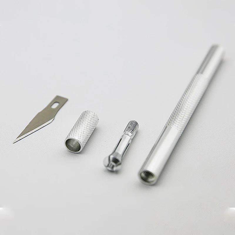 Art Utility Knife with Paper Cutter, Facas de caneta, Ferramenta para artesanato, Conjunto de lâminas de papelaria, Caneta cortadora de papel