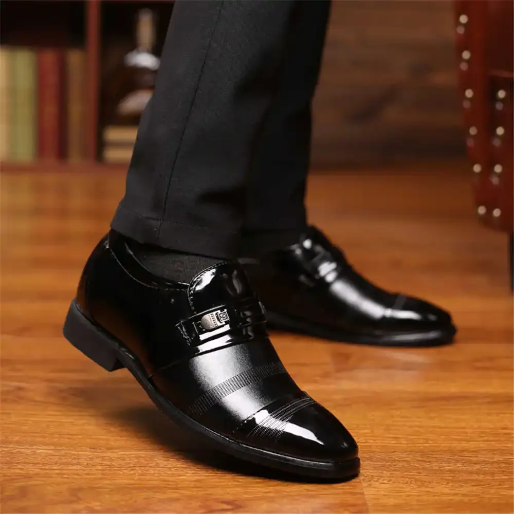 Medium Length Ecoleather Men's Brands Formal Men Shoes Sneakers Man Dress Sport High Quality Outings Tenisse Sneakeres