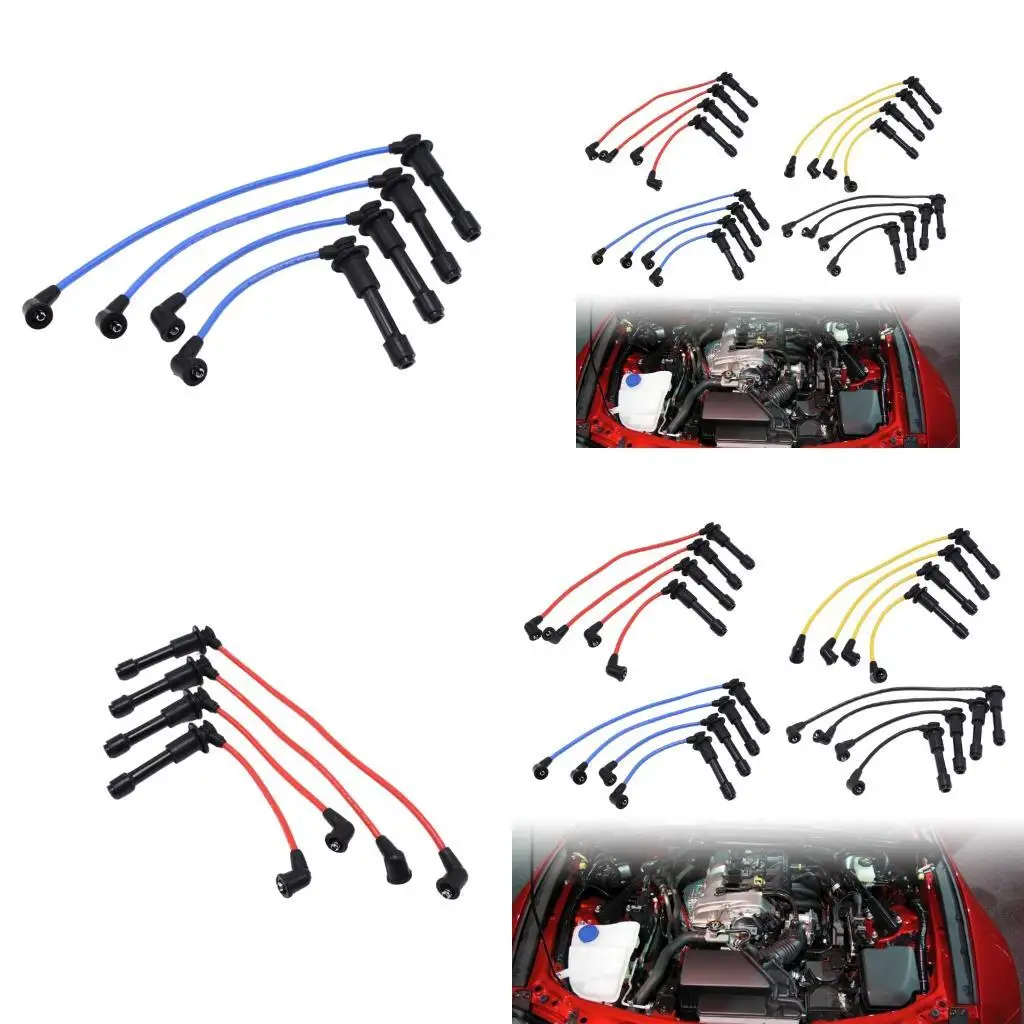 Plugs Wire Ignition Coil Cable BPE818140A Component For MX5 Mk1 Mk2