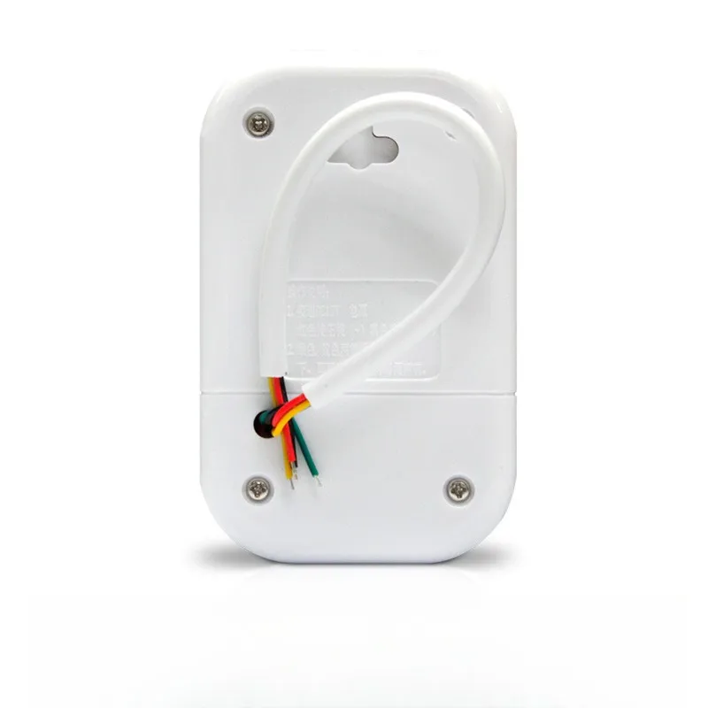 12V DC Powered Hard-Wired Doorbell 90dB Chime Heat Resistant ABS Body Designed for Reliable For Access Signaling