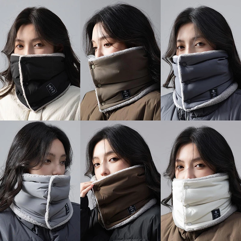 

Пуховые хлопковые гетры, утолщенные ветрозащитные и теплые гетры для зимнего отдыха, подтягивающая Балаклава для мужчин и женщин