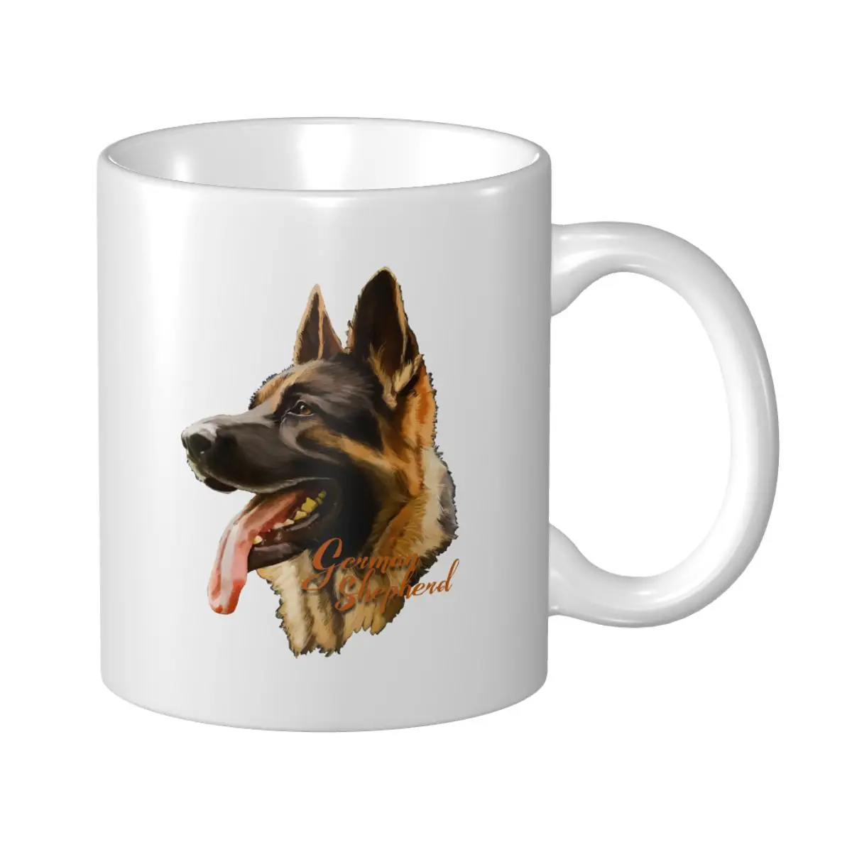 Mark Cup Mug German Shepherd Dog Coffee Mugs Tea Milk Water Cup Travel Mugs For Office Home