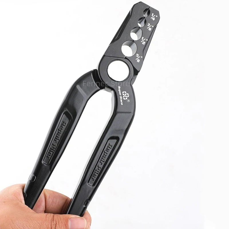 DSZH ST301 Copper Tube Repair Pliers Versatile Round Plier Tool Fix Leaks Quickly Easily Compound Rounder and Flat Folding Tube