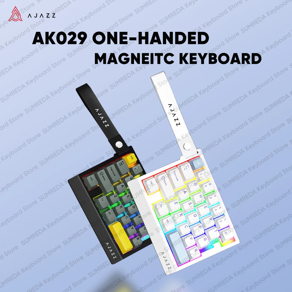 

AJAZZ AK029 HE Hall Effect Gaming Mechanical Keyboard Mini Keypad 29Keys 8K RT0.01mm 0.125ms Latency FPS Wired Game Keyboard