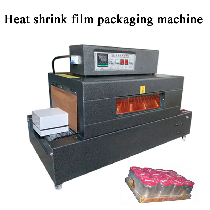 

Film Heat Shrink Wrapping Machine Wrapper perfume box Tissue cigarette Packing machine 110V 220V
